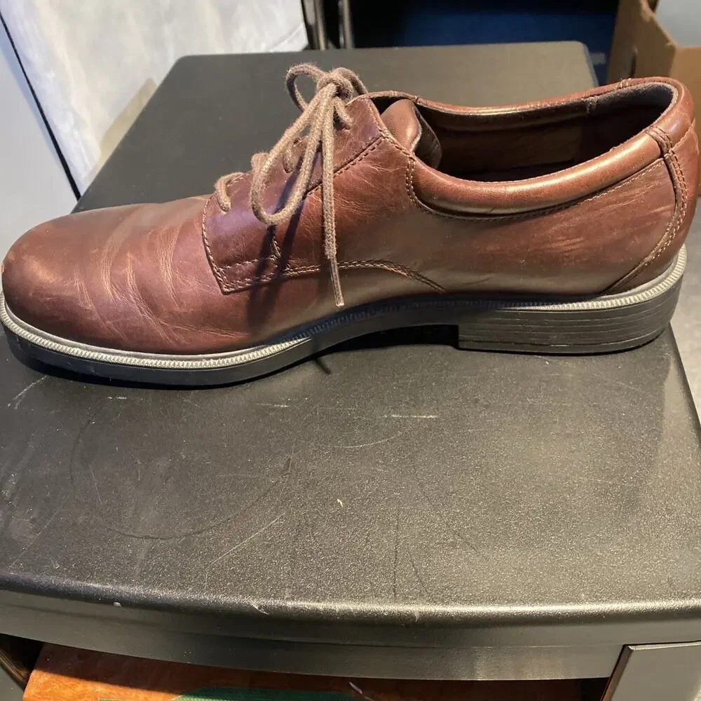 ROCKPORT M9401 Men’s Causal Brown Leather Oxford Size 11M